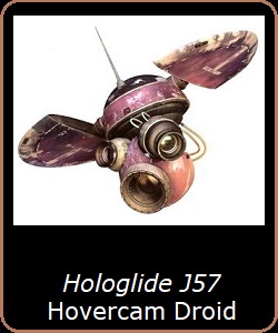 Hologlide J57 Hovercam Droid