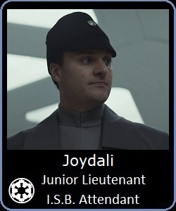Jr. Lieutenant Joydali, ISB Attendant