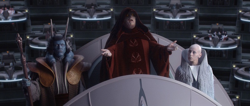 Palpatine Declares the Empire