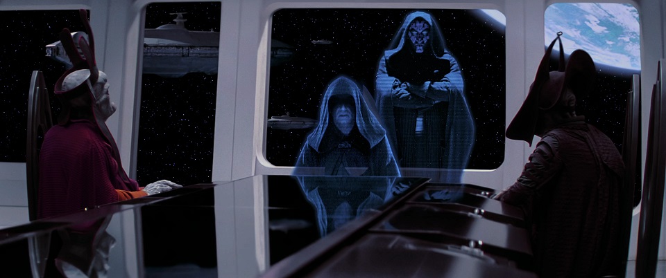 Darth Sidious Controls the Senate and Trade Federation