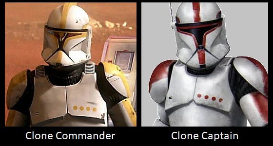 Clone Commander, Clone Captain