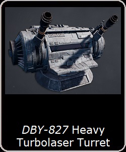 DBY-827 Heavy Turbolaser Turret